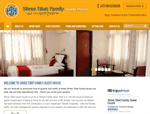 Tablet Screenshot of hotelshreetibet.com